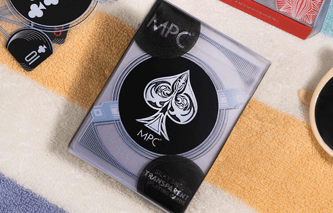 Black Transparent Playing Cards by MPC
