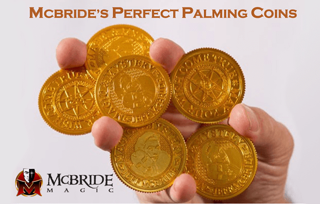 Jeff McBride Manipulation Coins (Set of 5) by Jeff McBride & Alan Wong - Trick