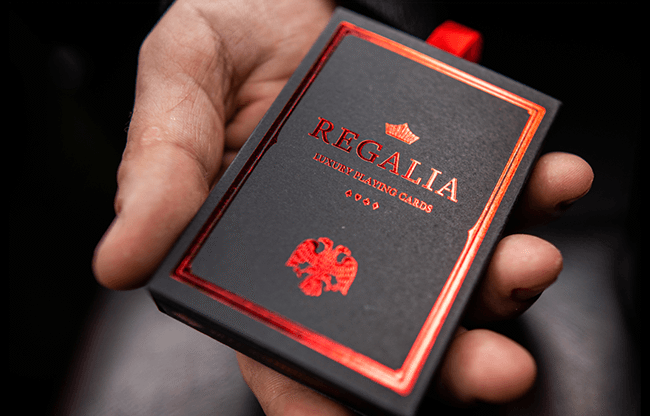 Regalia Red Playing Cards (Signature Edition) by Shin Lim