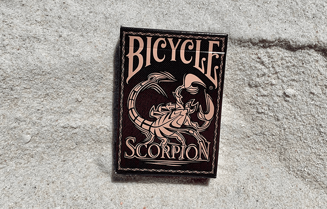 Bicycle Scorpion (Brown) Playing Cards