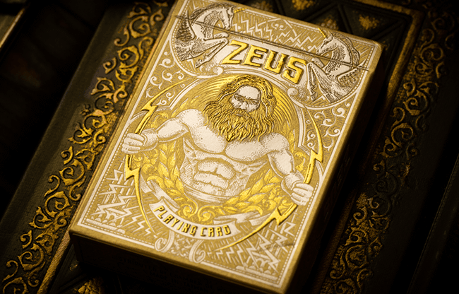 Zeus Mighty Gold Playing Cards by Chamber of Wonder