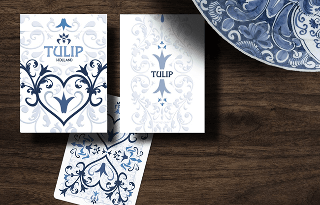 Music Box Collector's Set Playing Cards Dutch Card House Company