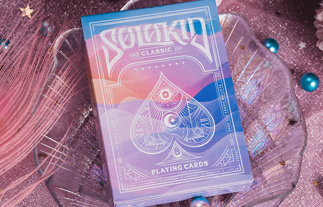 Solokid Rainbow Dream (Purple Blue) Playing Cards by Solokid Playing Card Co.