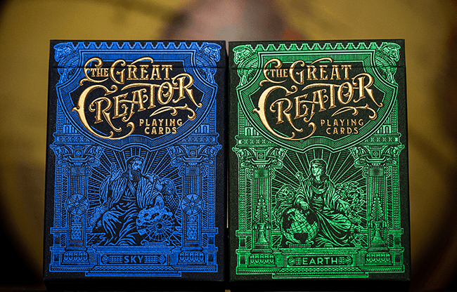 The Great Creator: Earth Edition Playing Cards by Riffle Shuffle