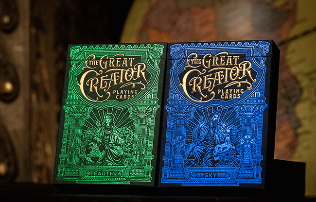 The Great Creator: Sky Edition Playing Cards by Riffle Shuffle
