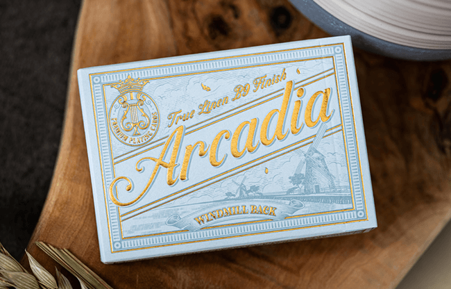 The Windmill Back (Azure Blue Edition) Playing Cards
