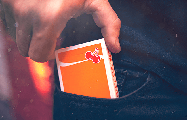 Cherry Casino Summerlin Sunset (Orange) Playing Cards by Pure Imagination Projects