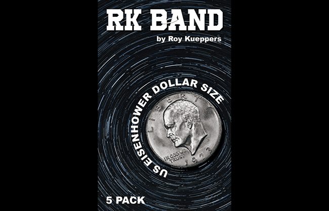 RK Bands Dollar Size For Flipper coins (5 per package) - Trick