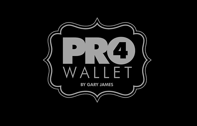 Pro 4 Wallet (Gimmicks and Online Instructions) by Gary James - Trick