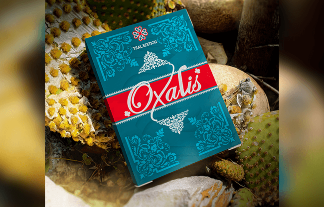 Oxalis (Teal Edition) Playing Cards