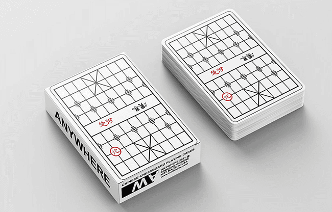 Chinese Chessboard Playing Cards by Anywhere Worldwide