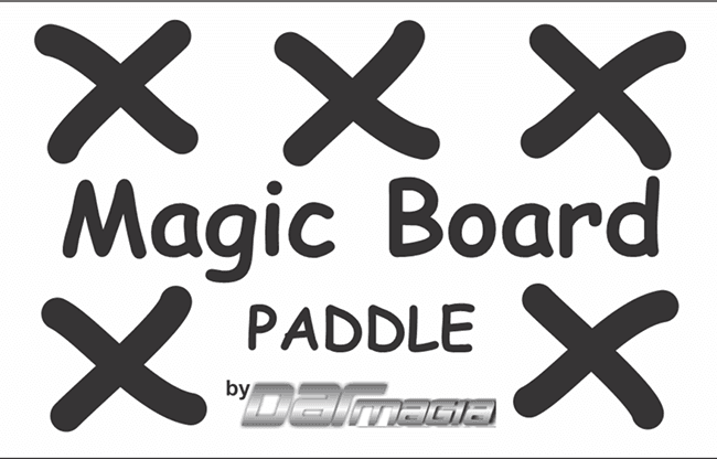 MAGIC BOARD PADDLE by Dar Magia - Trick