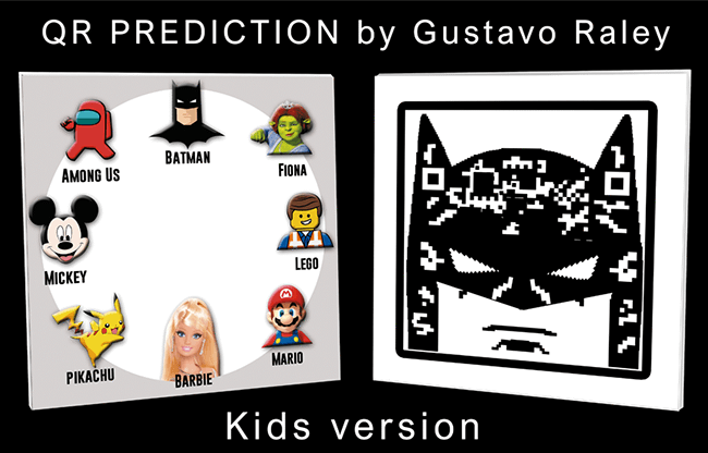 QR PREDICTION BATMAN (Gimmicks and Online Instructions) by Gustavo Raley - Trick