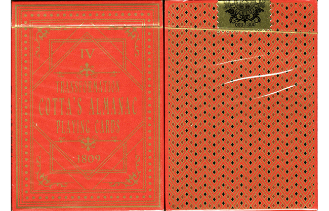 Gilded Cotta's Almanac #4 (Numbered Seal) Transformation Playing Cards