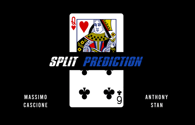 Split Prediction Blue (Gimmicks and online instructions) by Massimo Cascione & Anthony Stan - Trick