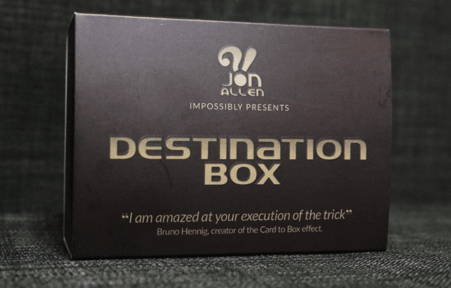 DESTINATION BOX (Gimmicks & Online Instructions) by Jon Allen - Trick
