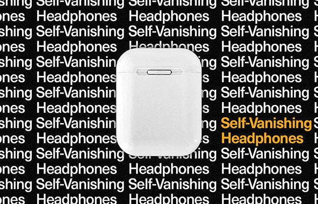 Self Vanishing Headphones by Ellusionist