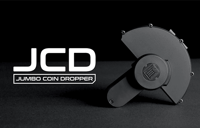 Hanson Chien Presents JCD (Jumbo Coin Dropper) by Ochiu Studio (Black Holder Series) - Trick