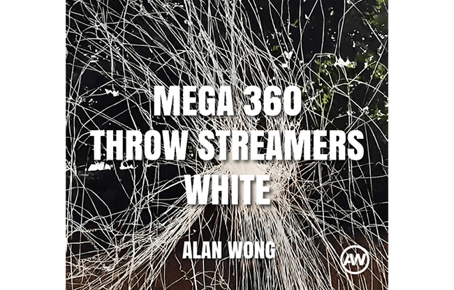 MEGA 360 Throw Streamers WHITE by Alan Wong - Trick
