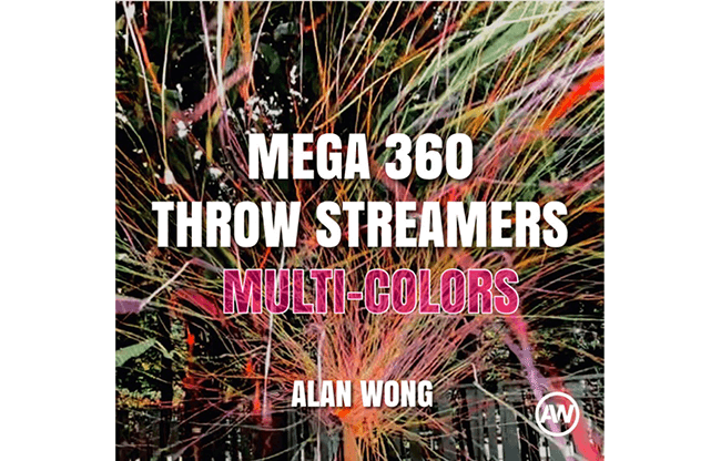 MEGA 360 Throw Streamers MULTI COLOR by Alan Wong - Trick