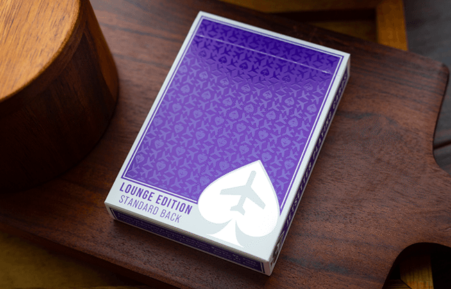 Lounge Edition in Passenger Purple by Jetsetter Playing Cards
