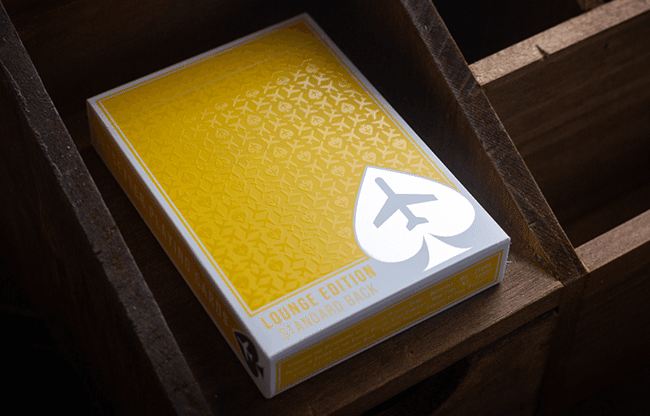Lounge Edition in Taxiway Yellow by Jetsetter Playing Cards