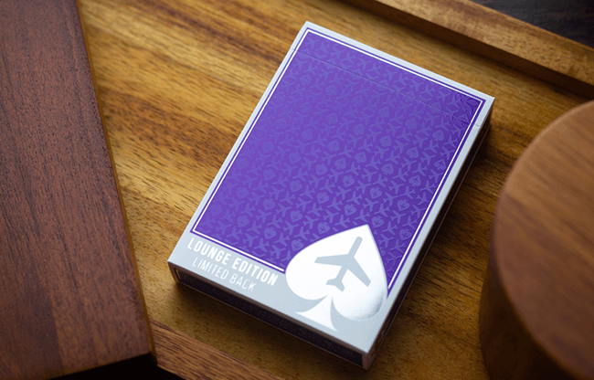 Limited Edition Lounge  in Passenger Purple by Jetsetter Playing Cards