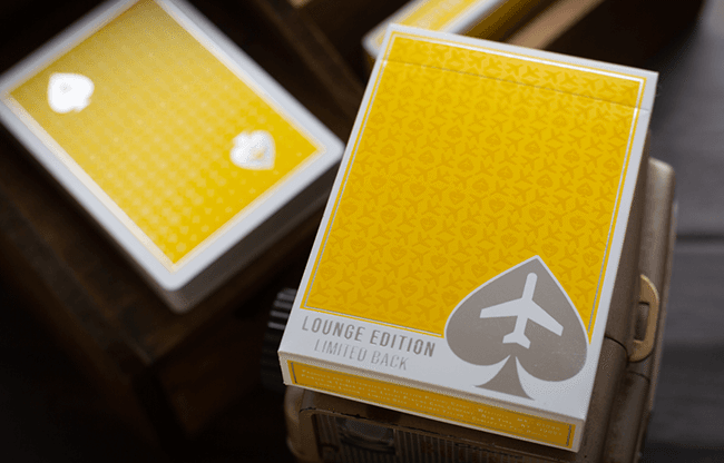 Limited Edition Lounge in Taxiway Yellow by Jetsetter Playing Cards