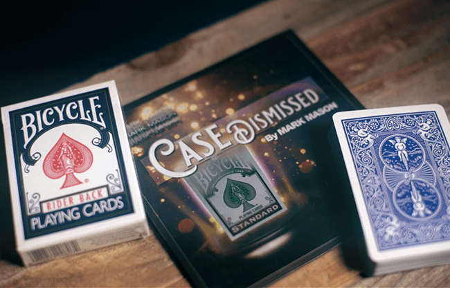 Case Dismissed Blue (Gimmicks and Online Instructions) by Mark Mason - Trick