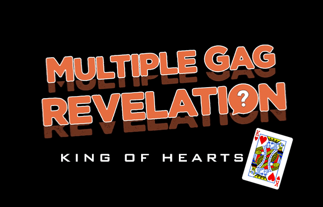 MULTIPLE GAG PREDICTION KING OF HEARTS by PlayTime Magic DEFMA - Trick