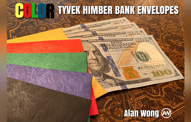 Tyvek Himber Bank Envelope COLOR SET by Alan Wong - Trick
