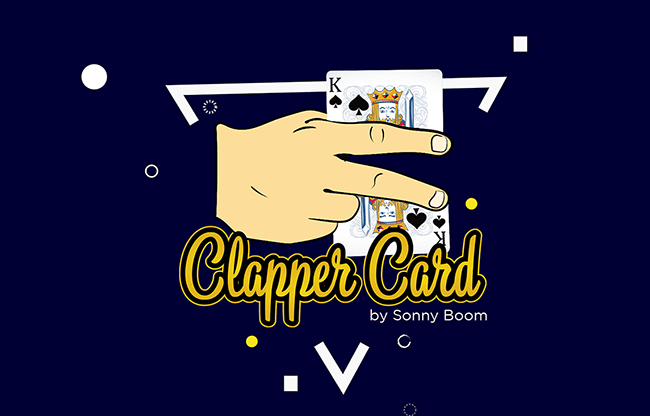 CLAPPER CARD (Gimmicks and Online Instructions) by Sonny Boom - Trick