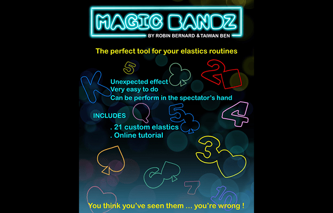 Magic Bandz by Robin Bernard and Taiwan Ben (Gimmicks and Online Instructions) - Trick