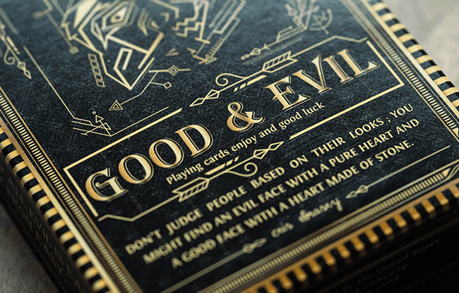 Good and Evil Playing Cards