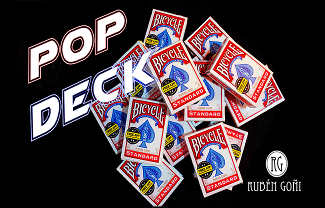POP DECK (Gimmicks and Online Instructions) by Rubén Goñi - Trick