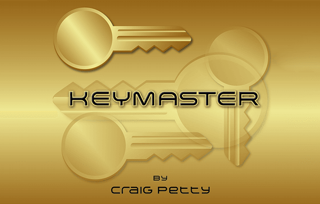 Keymaster Brass (Gimmicks and Online Instructions) by Craig Petty - Trick