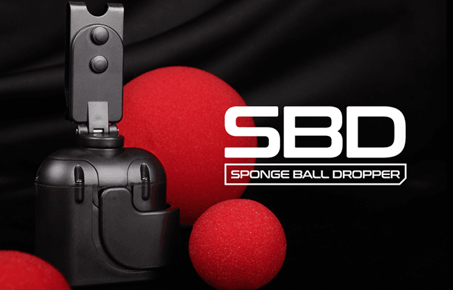 Hanson Chien Presents SBD (Sponge Ball Dropper) by Ochiu Studio (Black Holder Series) - Trick