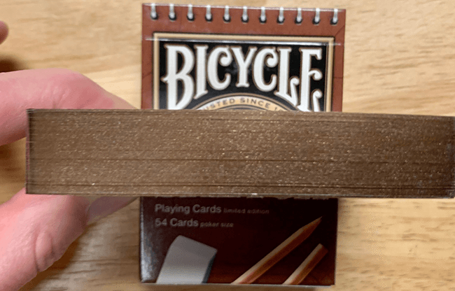 Gilded Bicycle Sketch Playing Cards