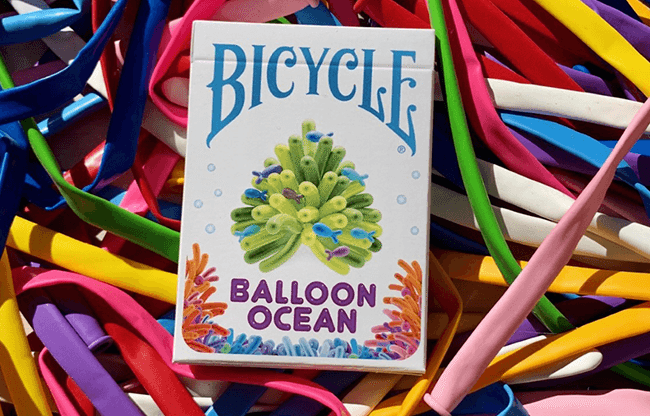 Bicycle Balloon Stripper (Ocean) Playing Cards