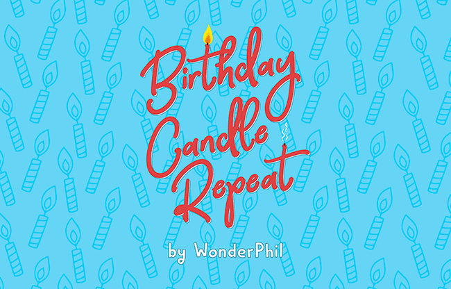 Birthday Candle Repeat (Gimmicks and Online Instructions) by Wonder Phil - Trick