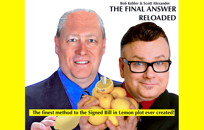 THE FINAL ANSWER RELOADED (Gimmick and online instructions) by Scott Alexander & Bob Kohler - Trick