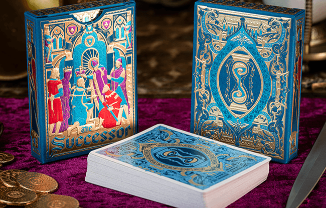 The Successor Royal Blue Edition Playing Cards