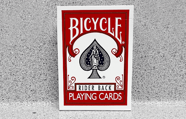 Bicycle 2 Faced Red Tuck (Mirror Deck Same on both sides) Playing Card