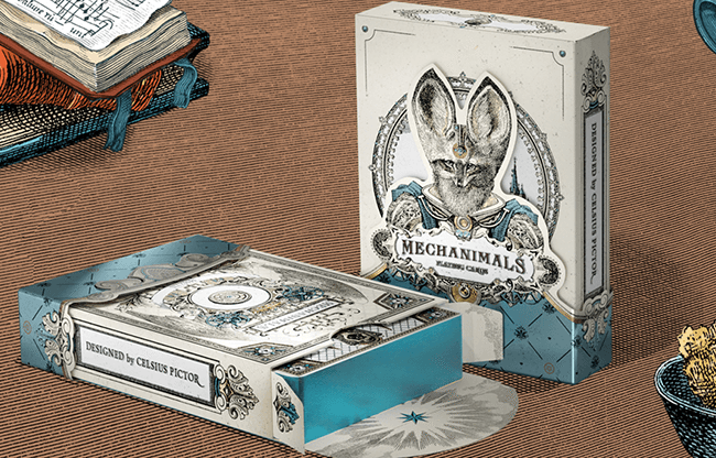 Mechanimals Deluxe Edition (Gilded) Playing Cards