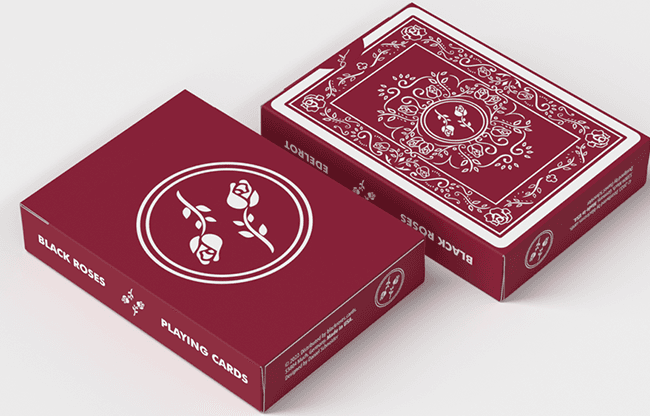 Black Roses Edelrot Playing Cards (Fully Marked)