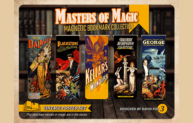 Masters of Magic Bookmarks Set 3. by David Fox - Trick