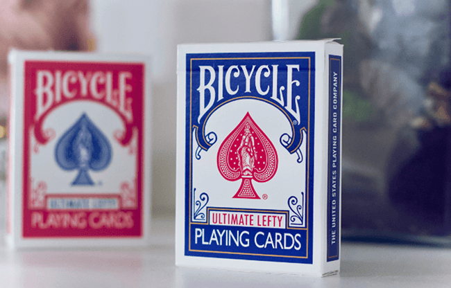 Bicycle Ultimate Lefty Deck Blue (Gimmicks and Online Instructions)