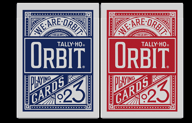 Orbit Tally Ho Circle Back (Blue) Playing Cards