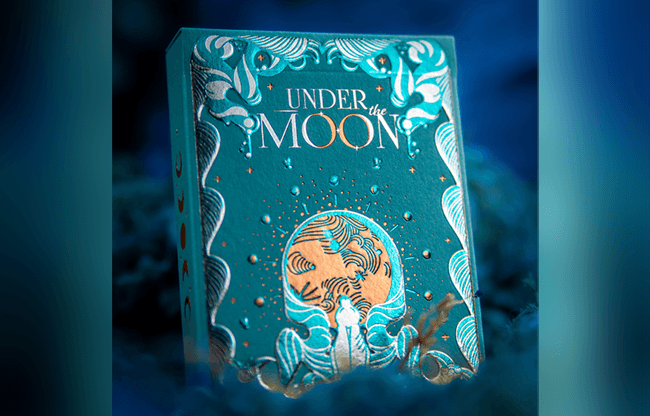 Under the Moon (Moorland Green) Playing Cards
