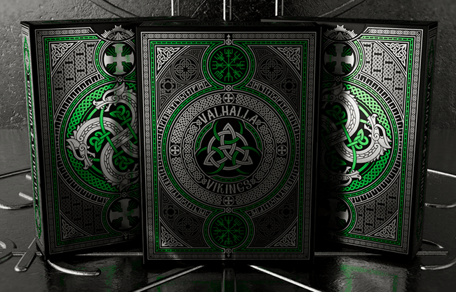 Valhalla Viking Emerald (Standard) Playing Cards
